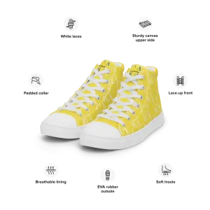 CARAUANA Hip Hop canvas shoes Yellow Branded